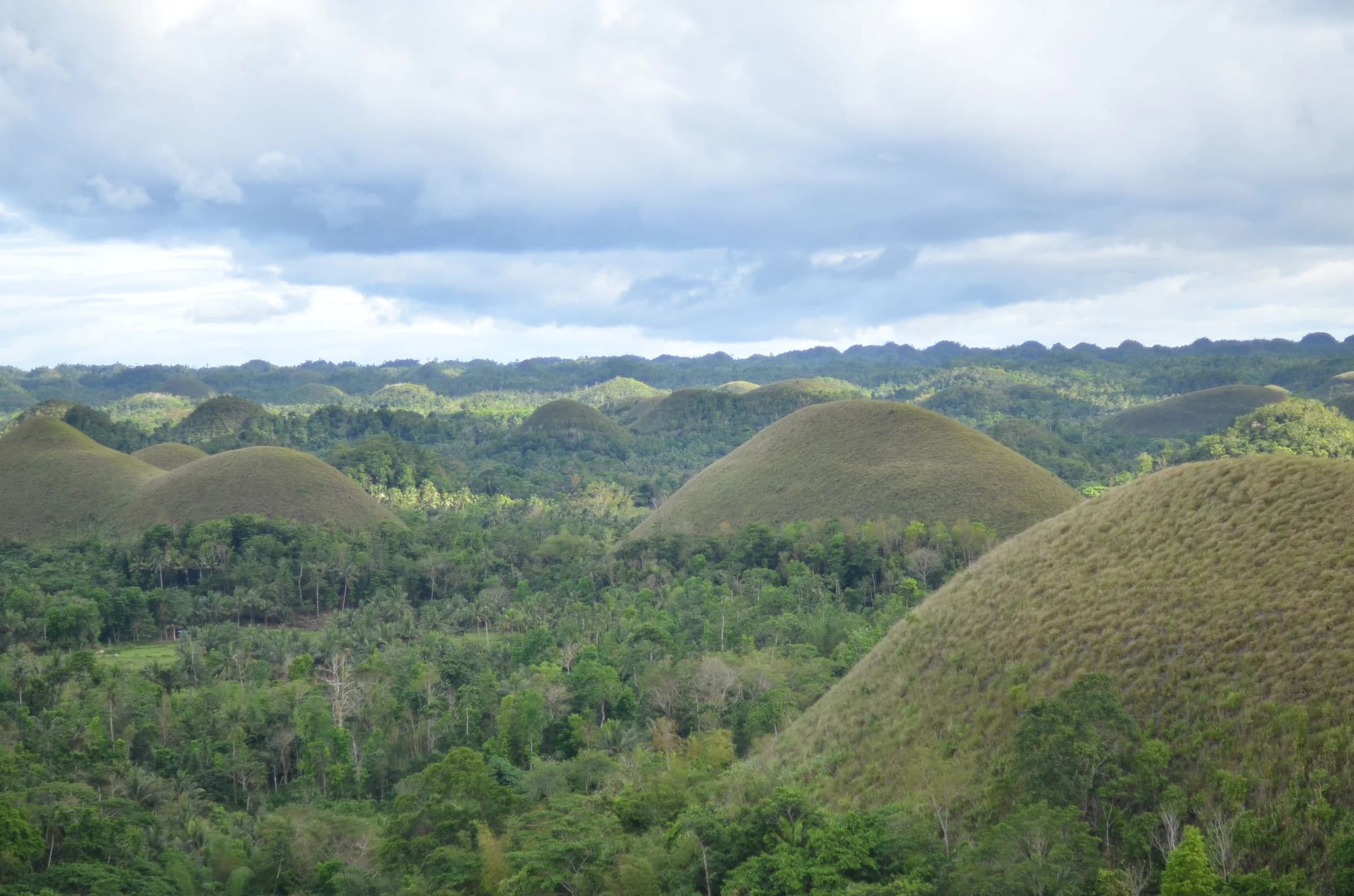 Chocolate Hills across Bohol